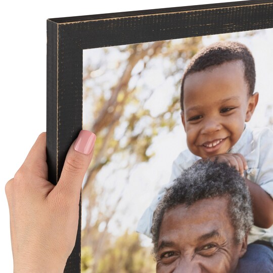 ArtToFrames 16x16 Inch Picture Frame, This 1.00 Inch Custom Wood Poster Frame is Available in Multiple Colors, Great for Your Art or Photos - Comes with Regular Glass and Corrugated Backing (A35LS)
